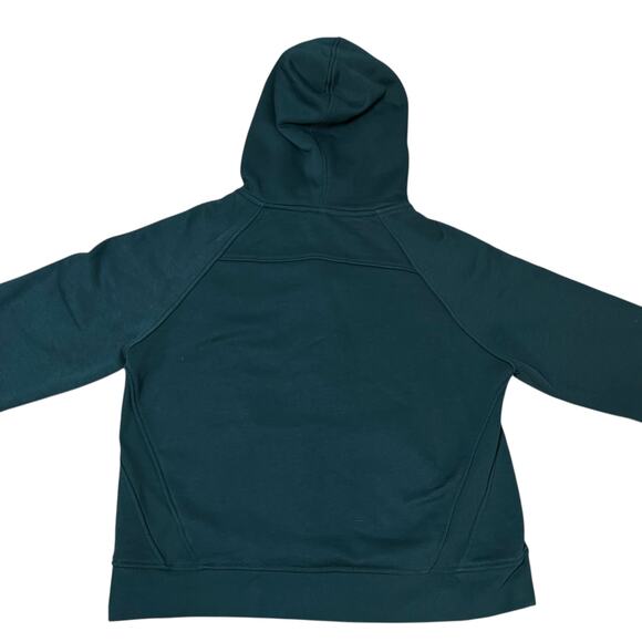 Danskin Teal Green Half Zip Hoodie Size Medium - Picture 3 of 3